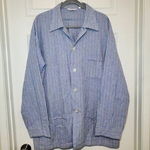 Derek Rose Cotton Lounge Top and Bottoms Men's Pajama Set Sz 44 XL